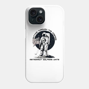 Putting Through the Cosmos: Astronaut Golfers Unite Astronaut Golf Phone Case