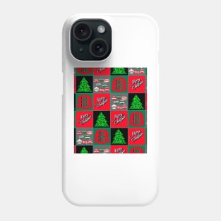 Christmas Squares with Baubles, Christmas Trees and Christmas Jumpers Phone Case