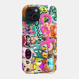 cat doodle 2020 june edition Phone Case