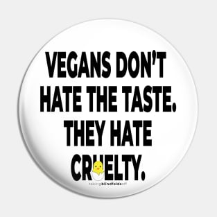 Vegan Activist #takingblindfoldsoff 6 v2 Pin