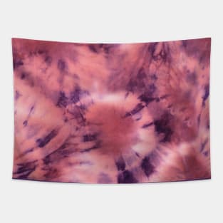 Purple and Pale Pink Pastel Tie-Dye Tapestry