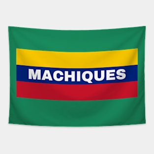 Machiques City in Venezuelan Flag Colors Tapestry