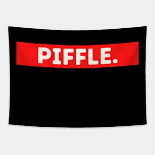 Piffle - funny words - funny sayings Tapestry