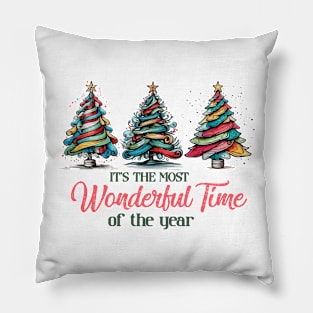 Christmas Trees Quote Pillow