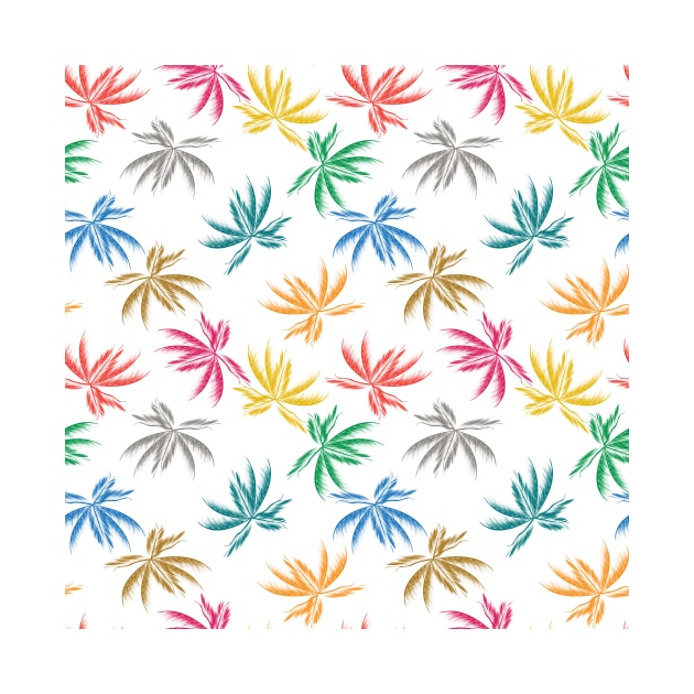 Palm leaves pattern by lirch