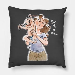 Motherhood (gray) Pillow