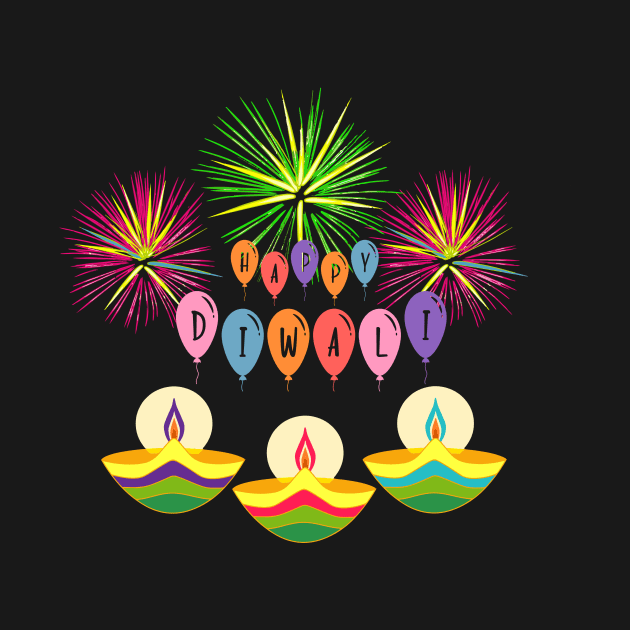 Diwali Tee by AJ Designz