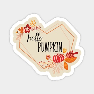 Hello Pumpkin Magnet