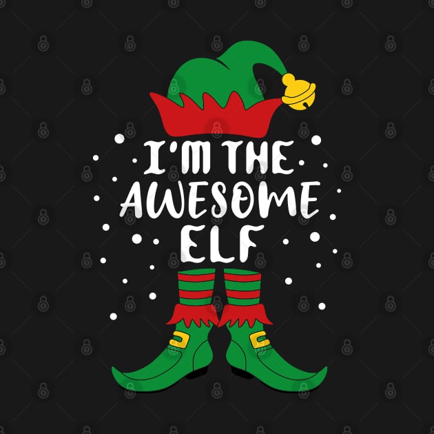 I'm The Awesome Elf Group Matching Family Christmas by creativeKh