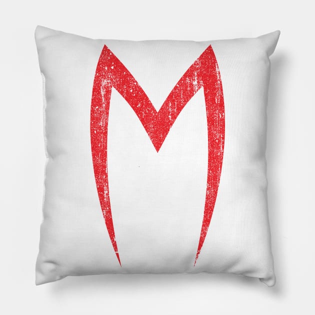 Mach 5 Symbol Pillow by huckblade