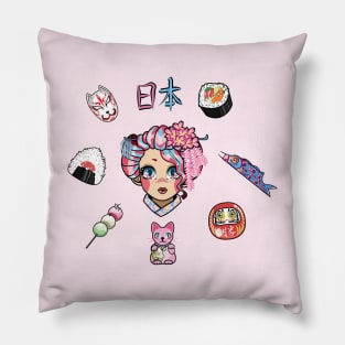 Japan vibes Pillow