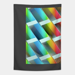 Geometric Futures #3 - Repeat Pattern Modular Synth Art Tapestry