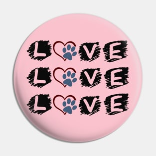 Love is a Paw #2 Pin