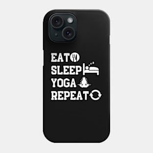 Yoga Lover Eat Sleep Yoga Repeat Phone Case