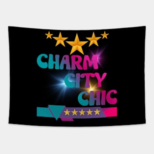 5 STAR CHARM CITY CHIC DESIGN Tapestry