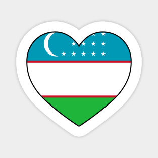 Heart - Uzbekistan Magnet