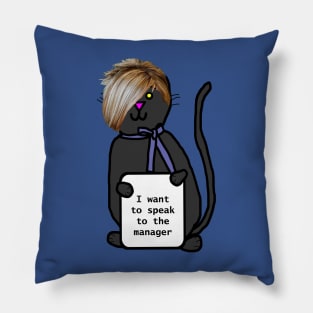 Karen Hair Cat I Want to Speak to the Manager Pillow