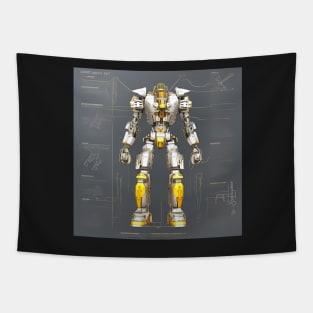 Mech Tech Series #7 - AI Generated Concept Character - Tapestry