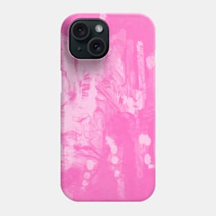 Pink Grungy textured Phone Case