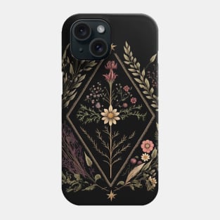 Wicca Geometric Herbs Phone Case