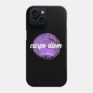 Latin Stoicism - Carpe Diem Phone Case