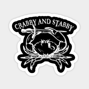 Crabby and Stabby Magnet