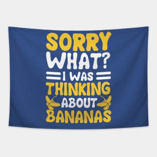 i was thinking about bananas 1 Tapestry