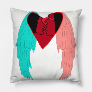 Kissing angel Pillow