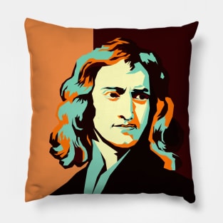 Isaac Newton with background WPAP Pillow