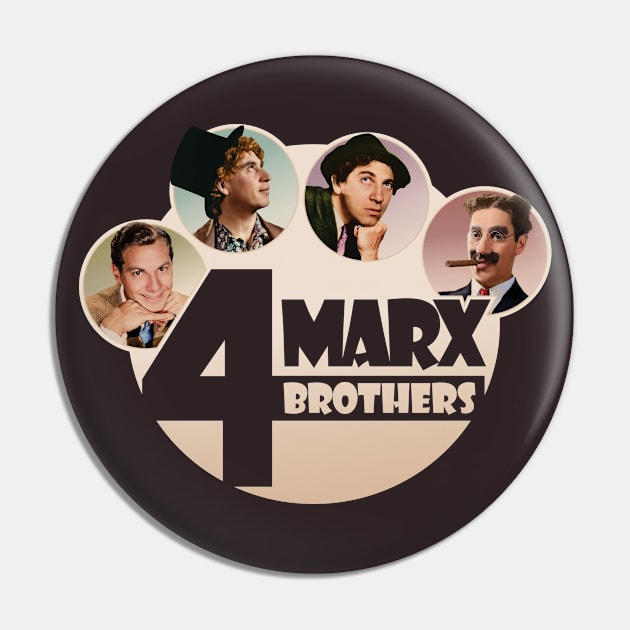 The 4 Marx Brothers at Paramount color version Pin by SpruceTavern