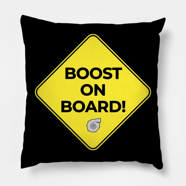 Boost On Board Pillow by DesignByKev