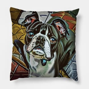 Boston Terrier II Pillow