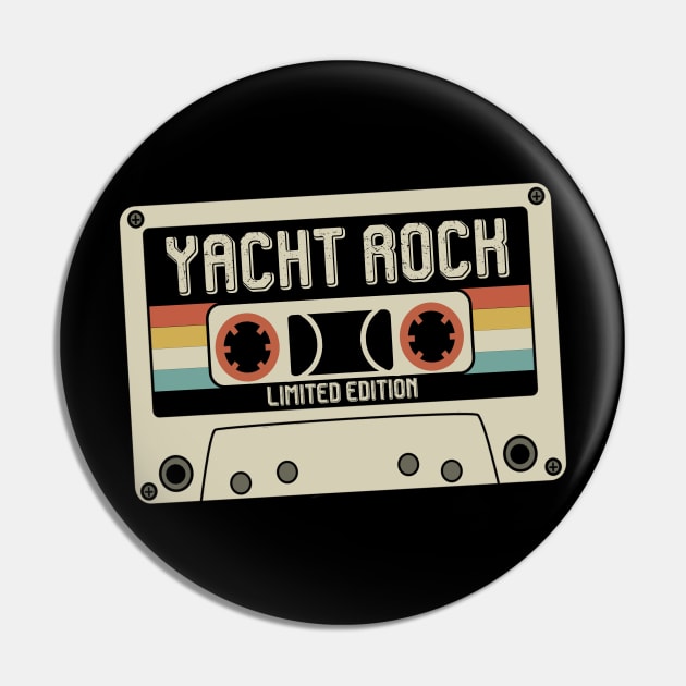 Yacht Rock - Limited Edition - Vintage Style Pin by Debbie Art