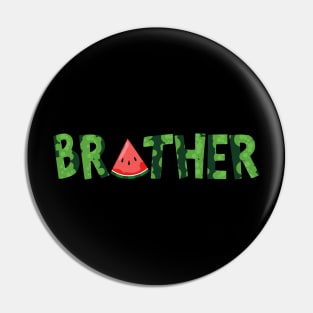 Watermelon Brother Summer Tropical Fruit Pin