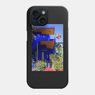 Morocco. Marrakech. The Majorelle Garden. Villa Majorelle. Phone Case