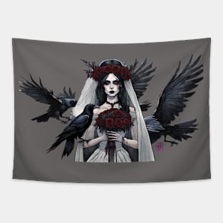 The Raven Queen Tapestry