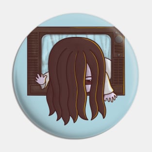 SADAKO CHIBI THE RING Pin