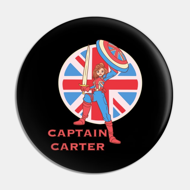 Captain Carter Pin by theyoiy