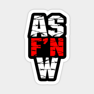 AS F'N W logo Magnet