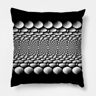 Abstract monochrome pattern Pillow