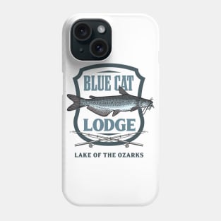 BLUE CAT LODGE Phone Case