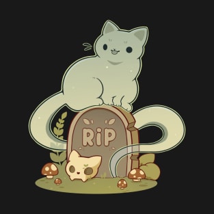 Spooky ghost kitty T-Shirt