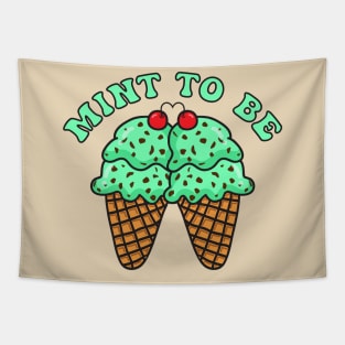 Mint to Be - Funny Valentines Day Tapestry