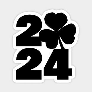 2024 St Patricks Day in Black Magnet