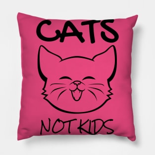 Cats Not Kids Pillow