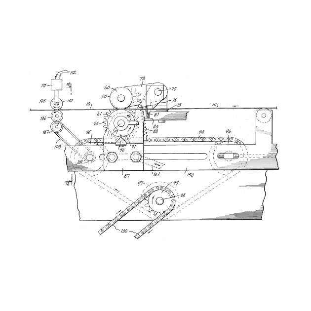 Manufacture for use of labels for bottles Vintage Patent Hand Drawing by TheYoungDesigns