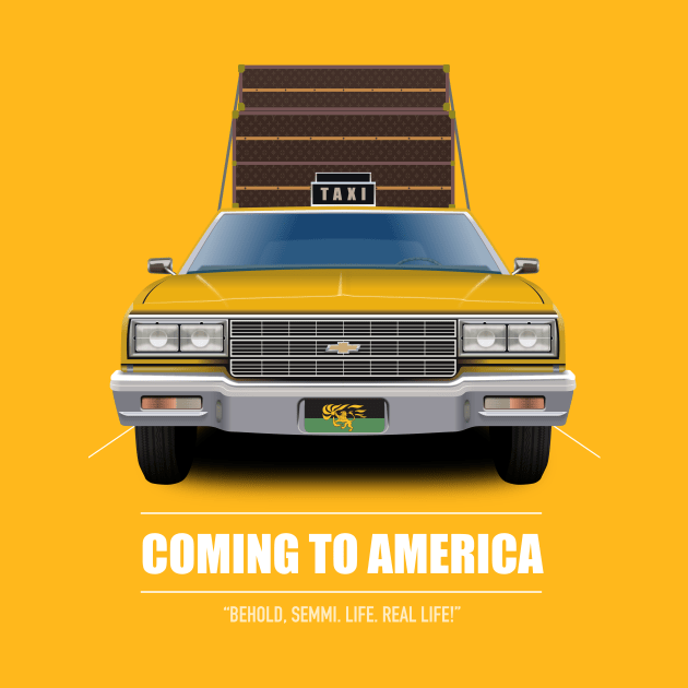 Coming to America - Alternative Movie Poster by MoviePosterBoy