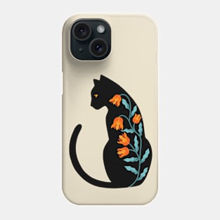 Cat floral Phone Case