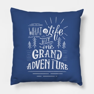 What Is Life distress Pillow