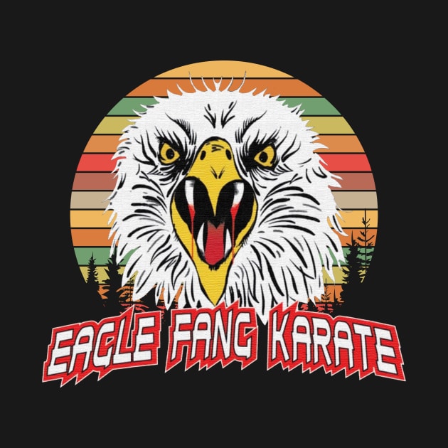 eagle fang karate retro style by neira